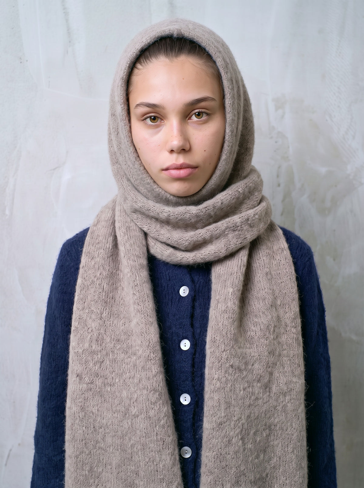 Wrapped in alpaca.