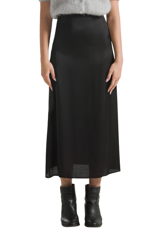 Alia Skirt Black Solid