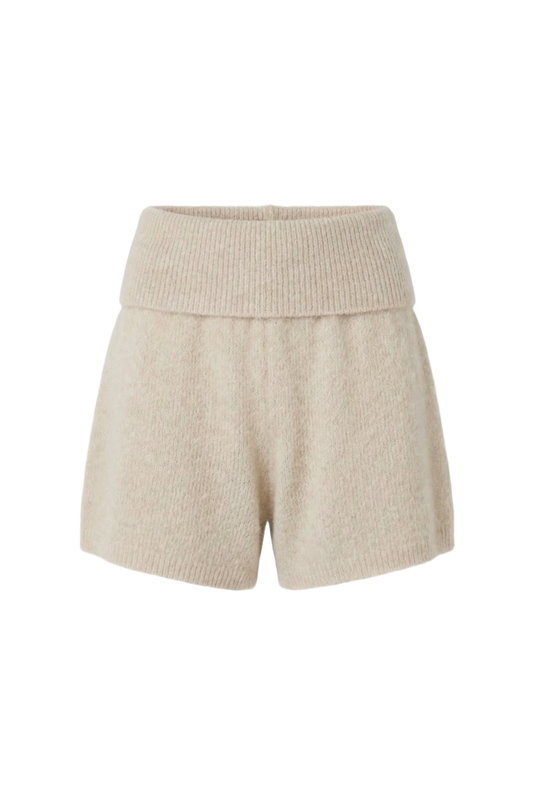 Allie Alpaca Shorts Beige