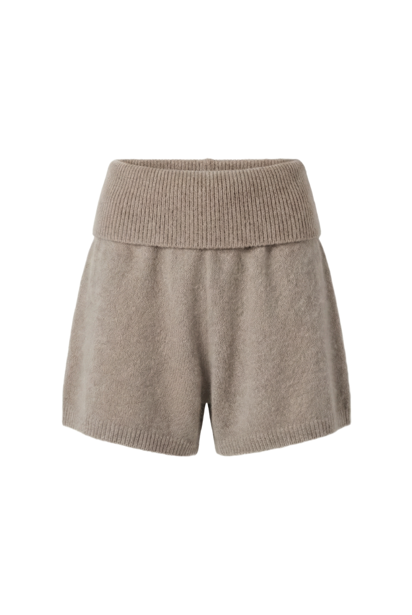 Allie Alpaca Shorts Light Taupe