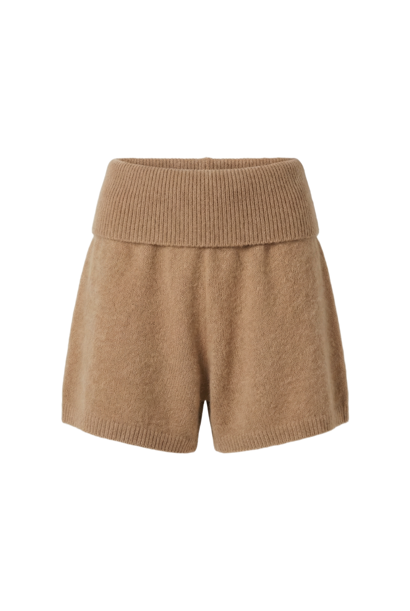 Allie Alpaca Shorts Medium Brown
