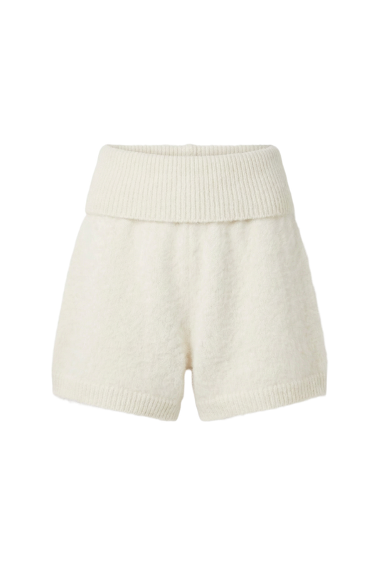 Allie Alpaca Shorts White