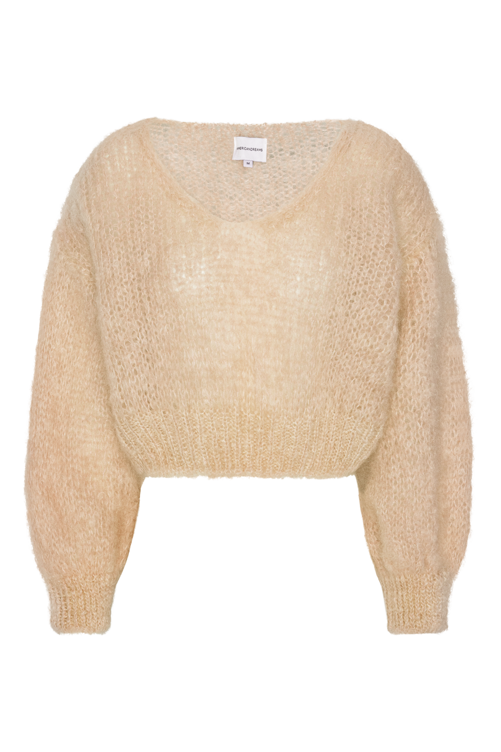 Milana Cropped Pullover Almond