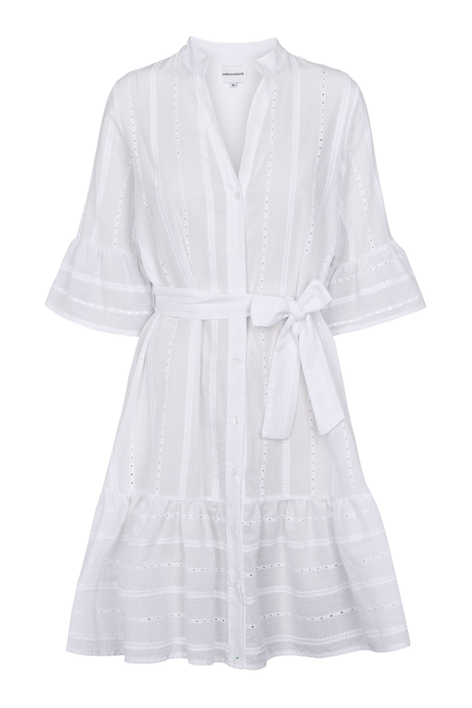 Mona Cotton White Dress