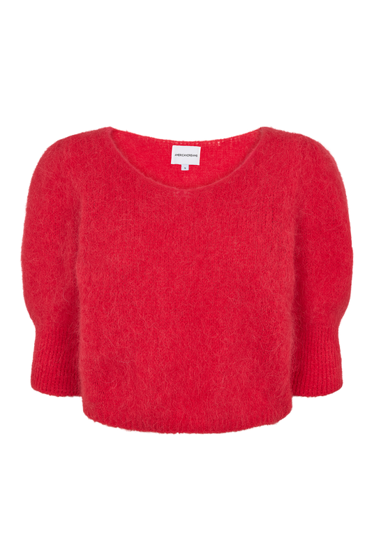 Koa Pullover Lipstick Red