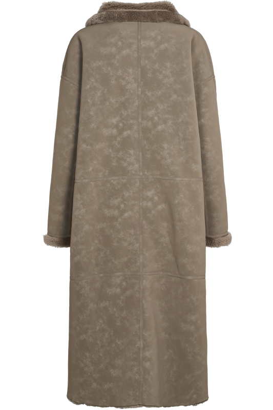 Joa Wool Coat Long Taupe