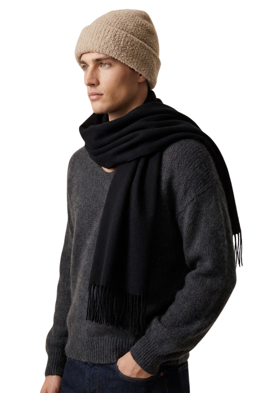 Andi Cashmere Scarf Black