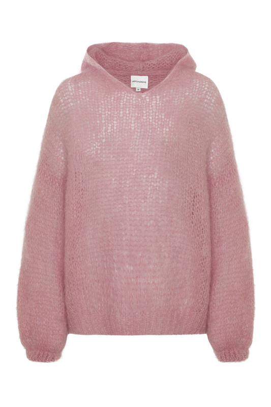 Antonella Mohair Hoodie Light Pink