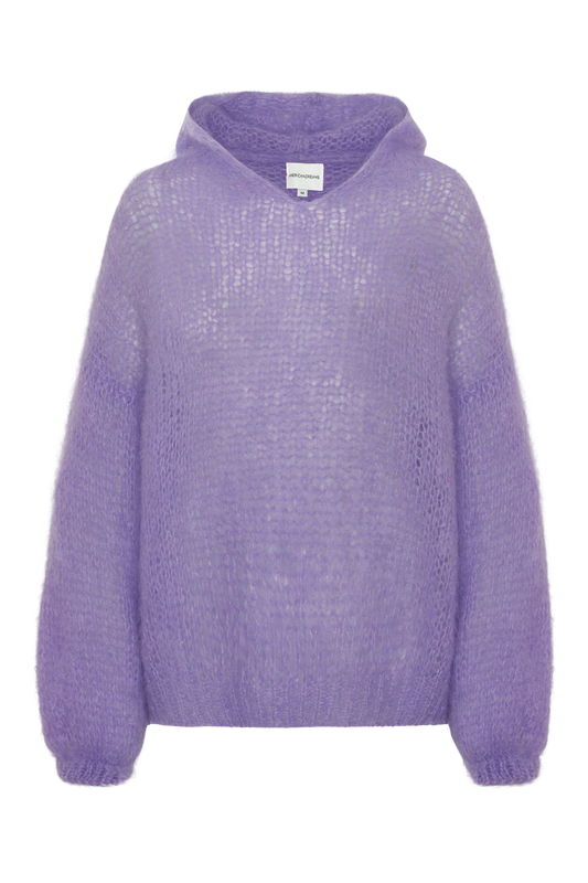 Antonella Mohair Hoodie Lilac