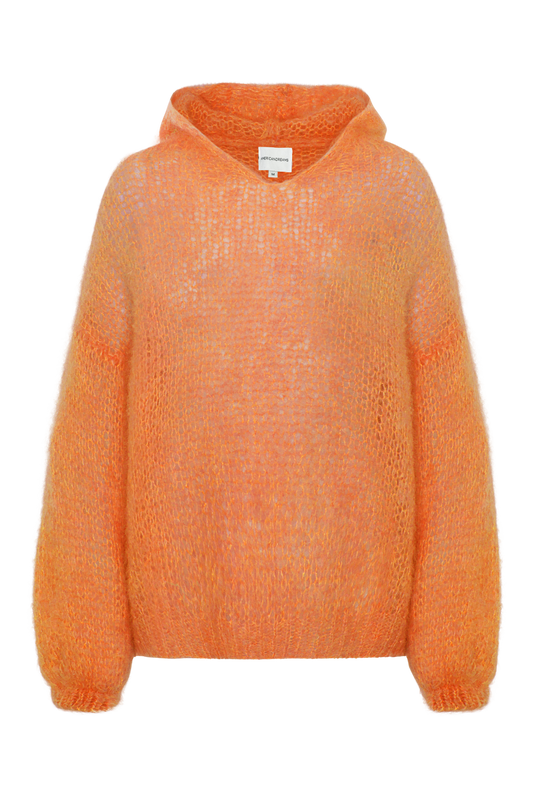 Antonella Mohair Hoodie Orange