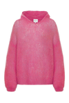 Antonella Mohair Hoodie Pink