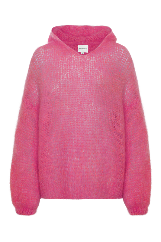 Antonella Mohair Hoodie Pink