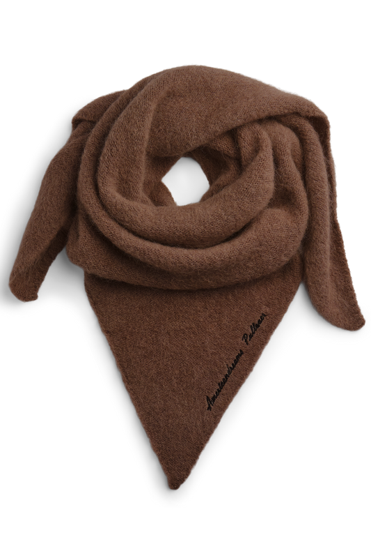 Atiya Alpaca Scarf Cocoa Brown