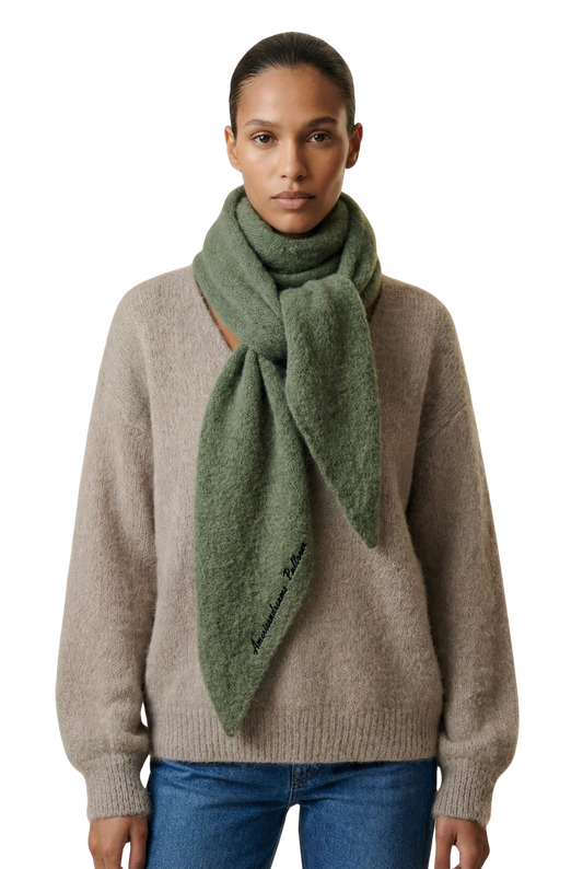 Atiya Alpaca Scarf Seaweed Green