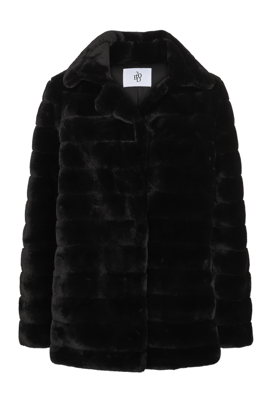 Bailey Faux Fur Coat Short Black