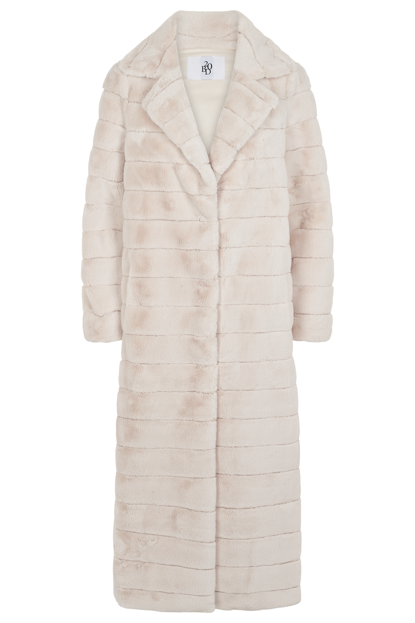 Bailey Faux Fur Coat Long Beige