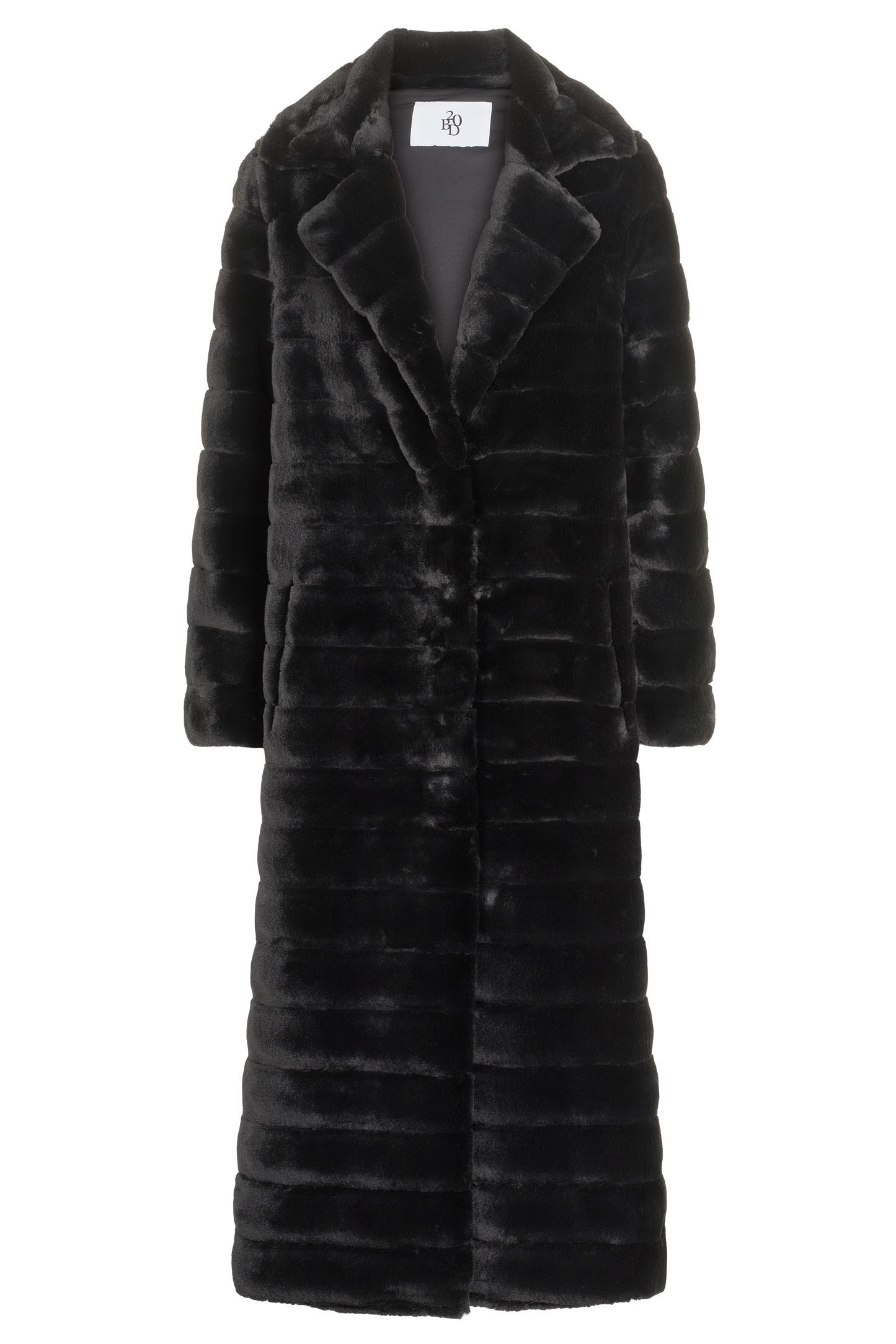 Bailey Faux Fur Coat Long Black