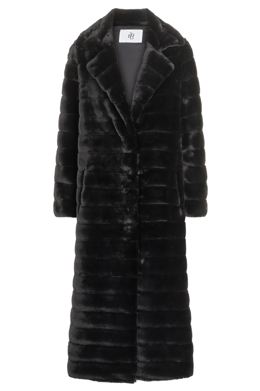 Bailey Faux Fur Coat Long Black