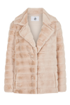 Bailey Faux Fur Coat Short Almond