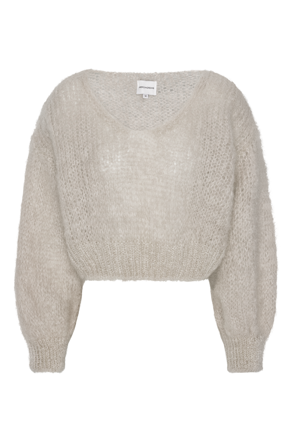 Milana Cropped Pullover Beige