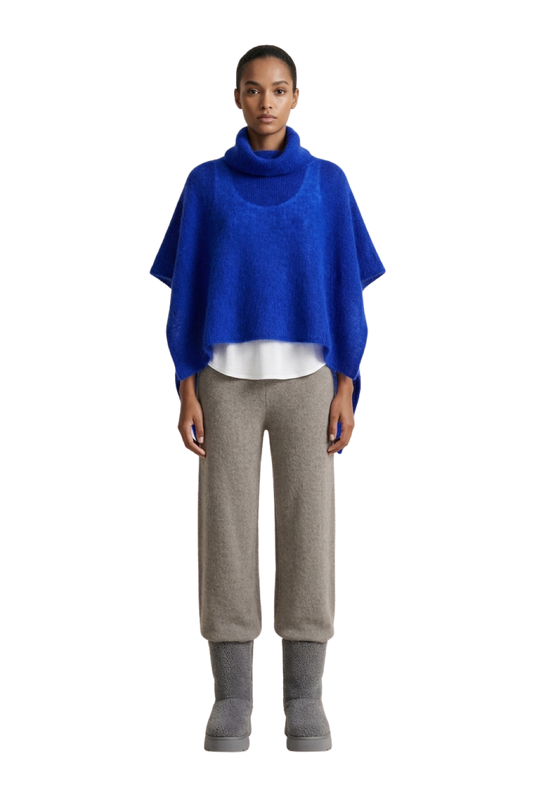 Bella Poncho Electric Blue
