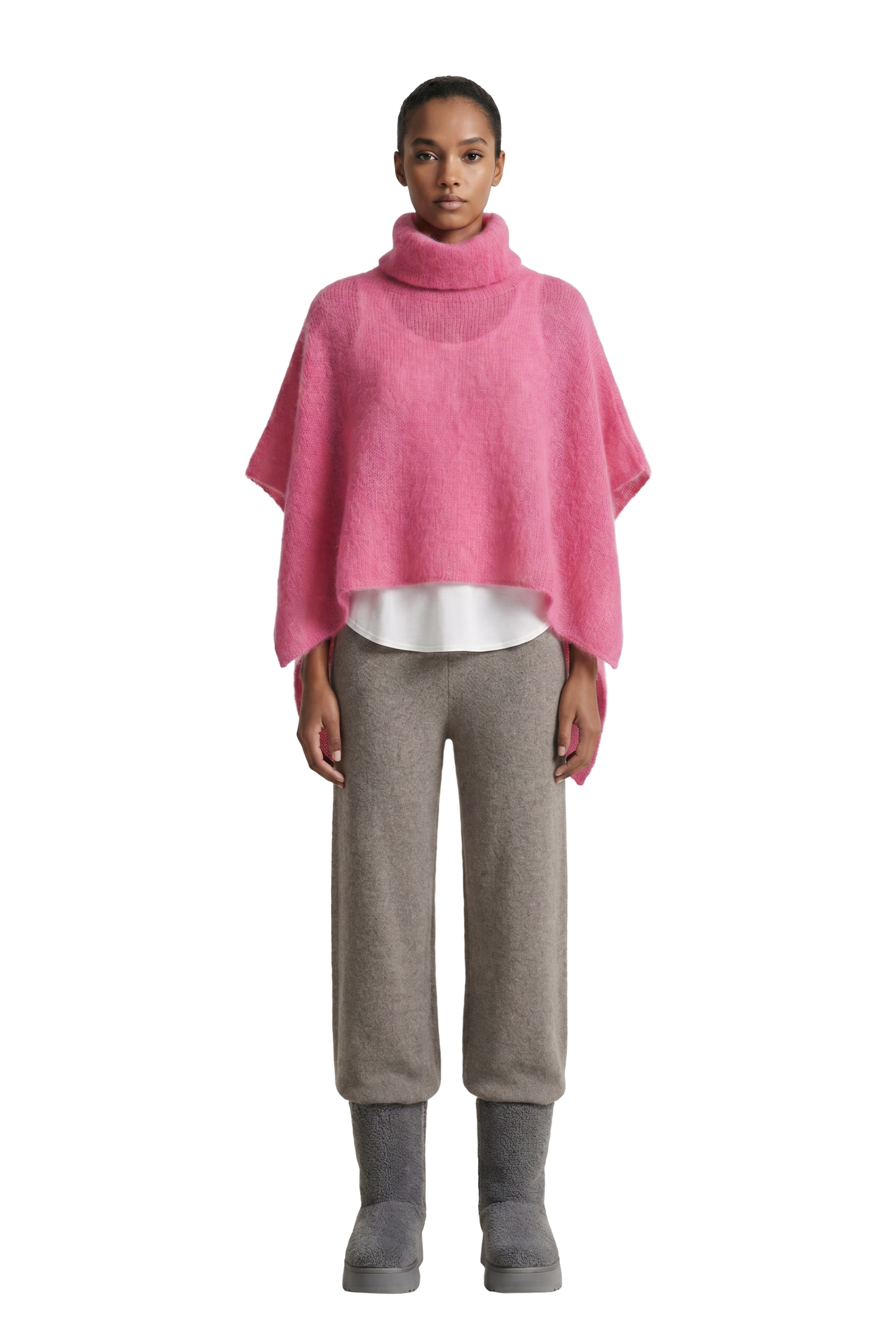 Bella Poncho Pink