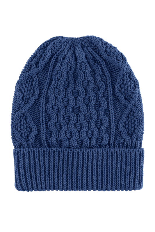 Billy Cotton Beanie Navy Blue