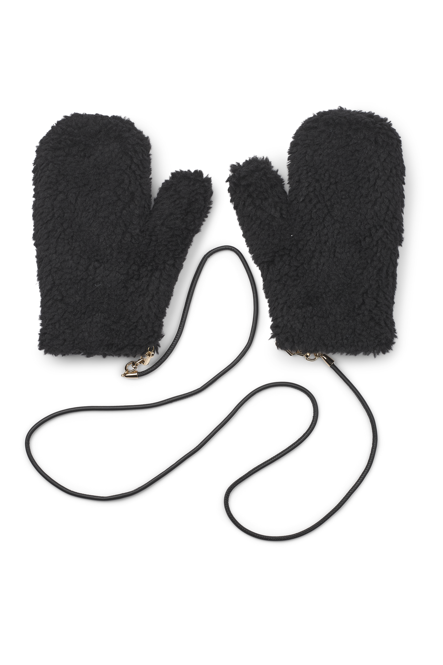 Louis Wool Gloves Black