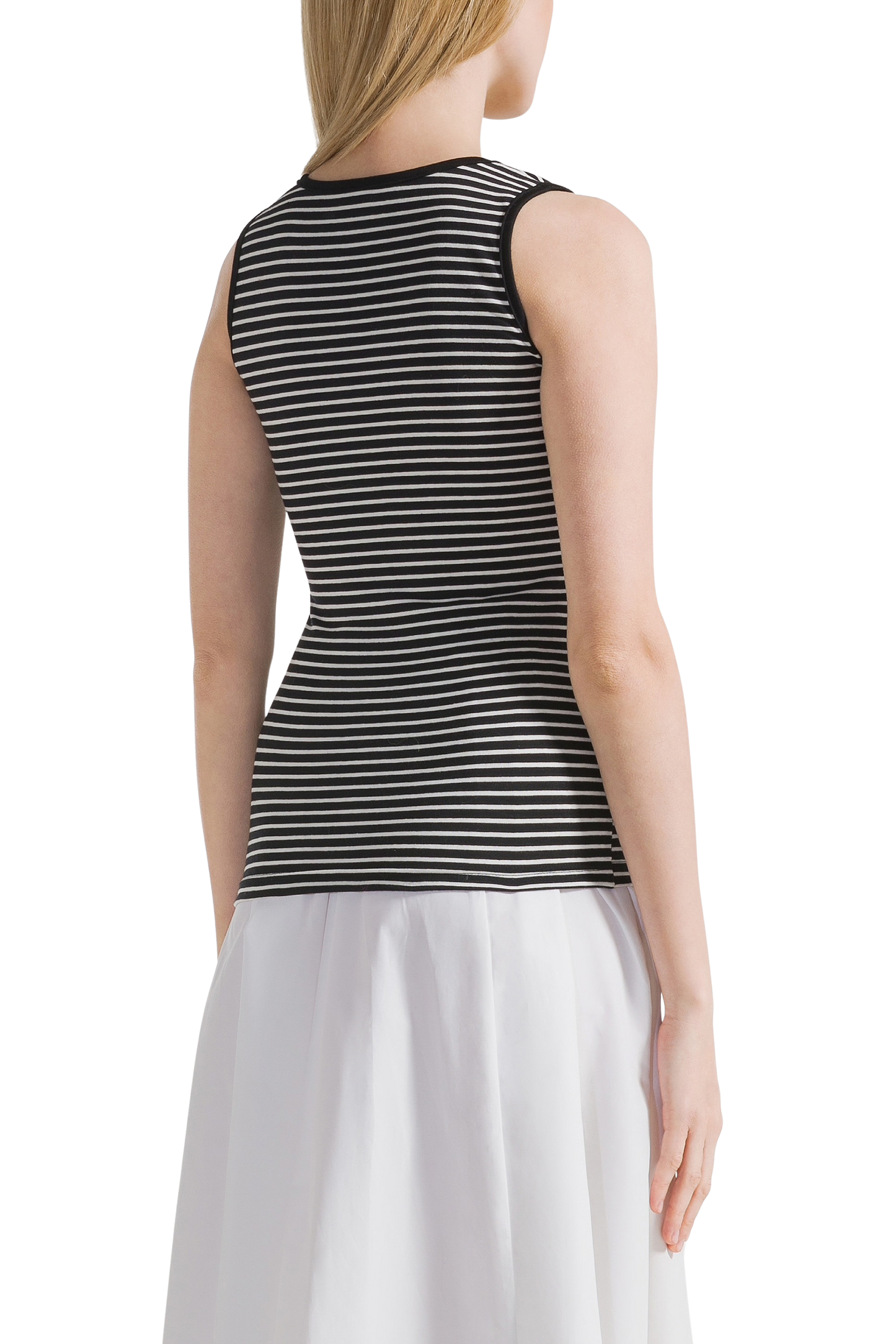 Boline Striped Tank Top White / Black