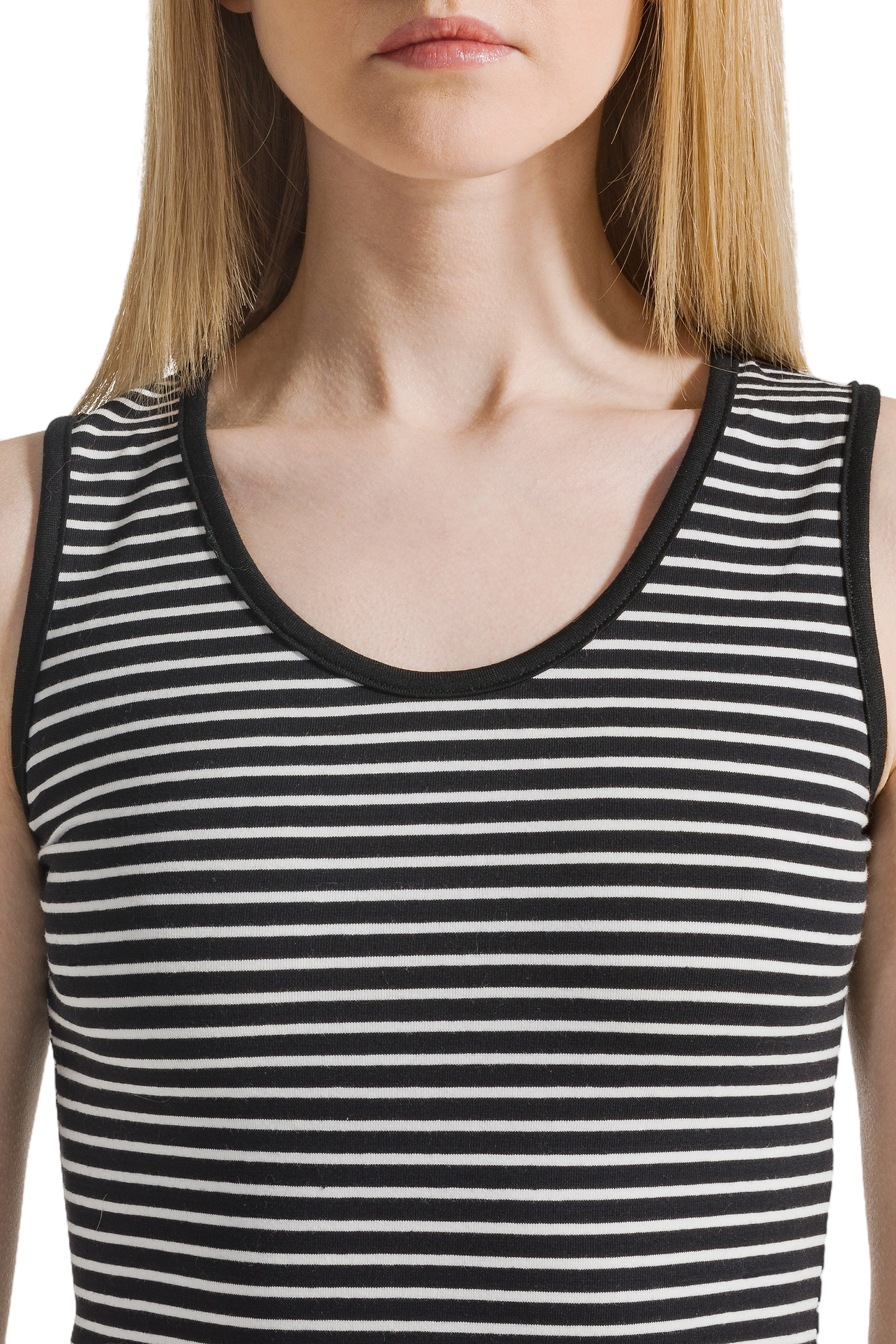 Boline Striped Tank Top White / Black