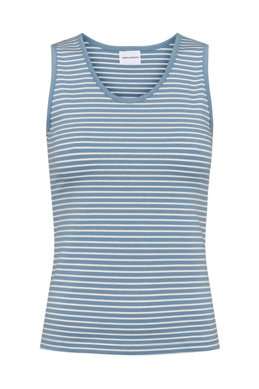 Boline Striped Tank Top White / Light Blue