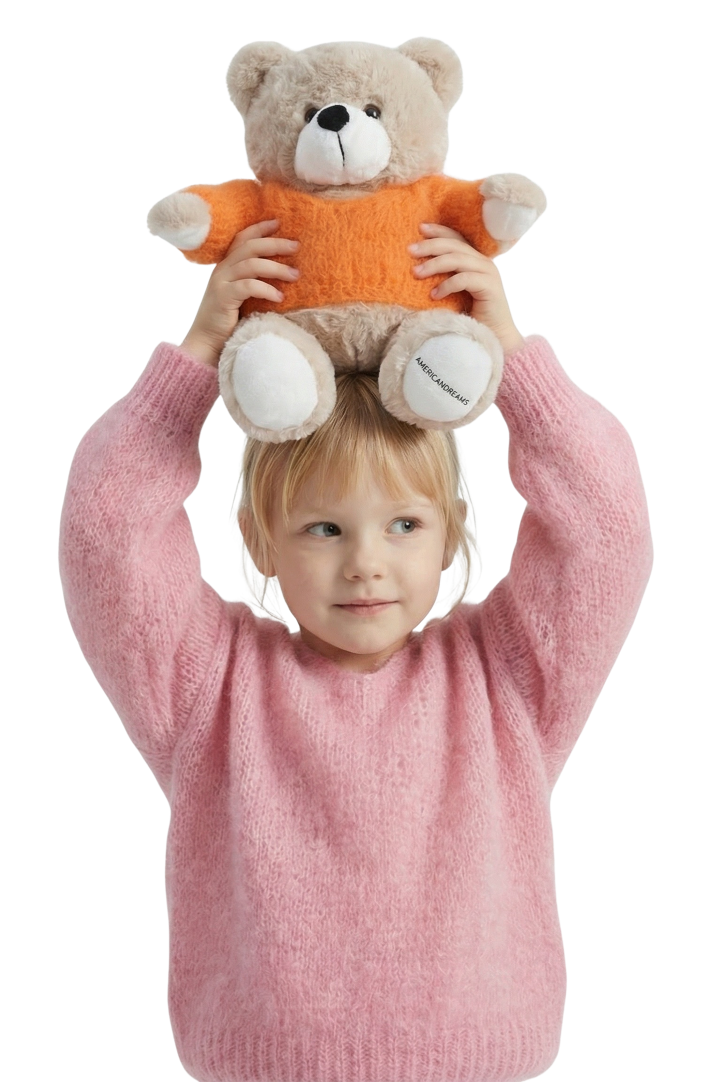 Signature Teddy Bear Brown/Orange