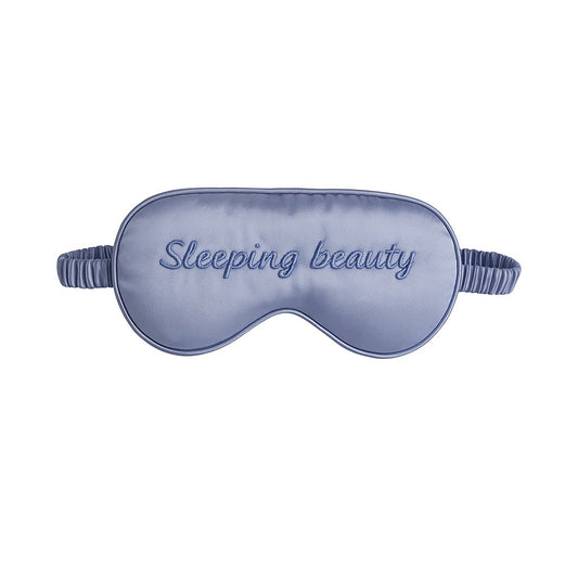 Cheri Silk Sleeping Mask Light Blue