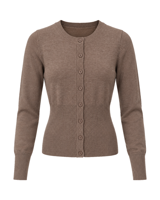 Camilla Cardigan Light Brown - front