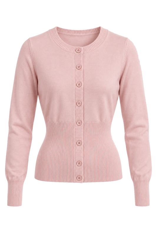 Camilla Cardigan Light Pink - front