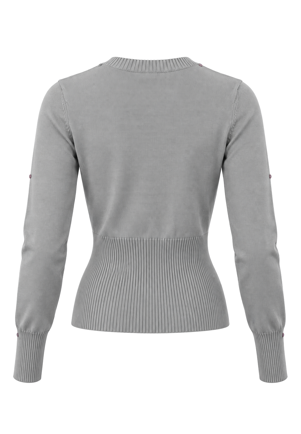 Camilla Cardigan Light Grey - back