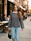 Anya Shimmer Pullover Black