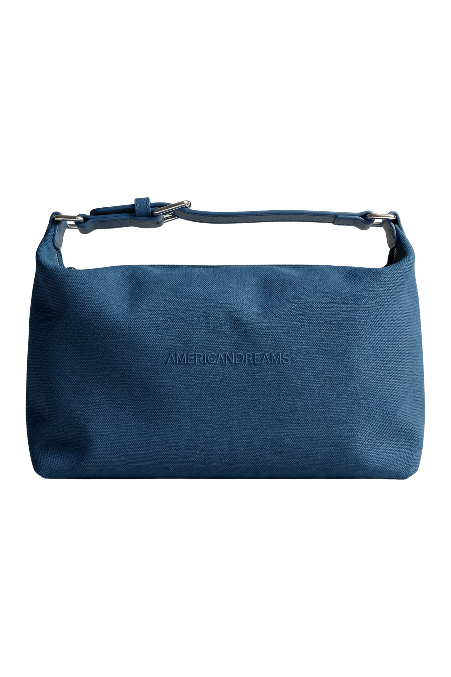 Canvas Club Bag Teal Blue
