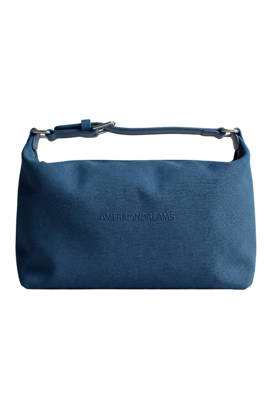 Canvas Club Bag Teal Blue