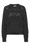 Cassie Cotton Pullover Black