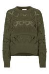 Cassie Cotton Pullover Army Green