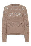 Cassie Cotton Pullover Medium Brown