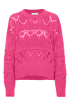 Cassie Cotton Pullover Neon Pink
