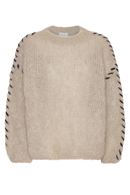 Catia Mohair Stitch Pullover Beige