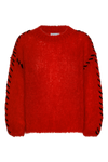 Catia Mohair Stitch Pullover Lipstick Red