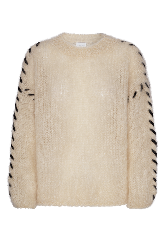 Catia Mohair Stitch Pullover Almond