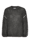 Catia Mohair Stitch Pullover Anthracite Grey