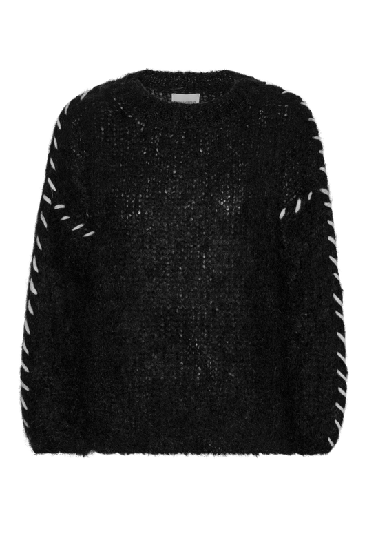 Catia Mohair Stitch Pullover Black