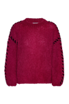 Catia Mohair Stitch Pullover Bordeaux