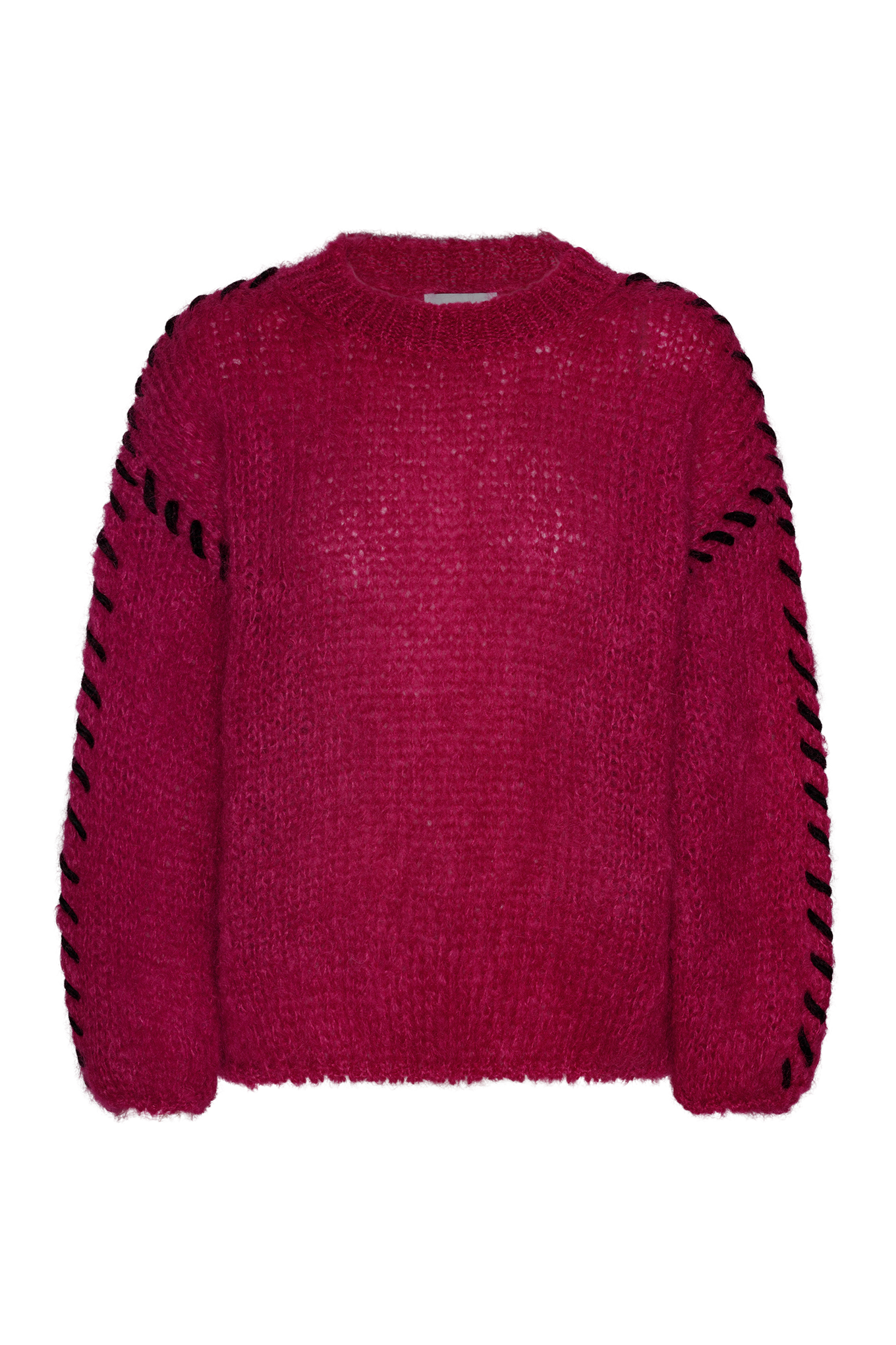 Catia Mohair Stitch Pullover Bordeaux